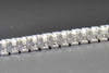 1 Row Solitaire Round Cut 5 CT Diamond Tennis Bracelet 14K White Gold 7 Inches