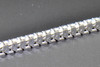 1 Row Solitaire Round Cut 5 CT Diamond Tennis Bracelet 14K White Gold 7 Inches