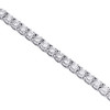 14K White Gold Diamond Prong Set Womens 1 Row Tennis Bracelet 4.50mm 7" | 2.5 CT