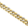 Genuine Diamond Miami Cuban Link Bracelet 1.26 Ct 10K Yellow Gold 9.5mm 8.5 Inch