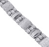 Diamond Statement Bracelet Mens White Gold 8.50" Link Pave Round Cut 2.81 Ct.