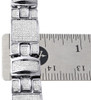 Diamond Statement Bracelet Mens White Gold 8.50" Link Pave Round Cut 2.81 Ct.