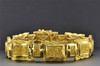 Genuine Yellow Diamond Bracelet 8.5" Round Cut Pave Set 10K Yellow Gold 3.05 CT