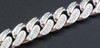 Miami Cuban Diamond Bracelet Mens 10K White Gold 9" Pave Bangle Round Cut 2 Ct.