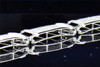 4 CT Genuine Diamond Bracelet Pave Set Designer Mens 10K White Gold 8.50"