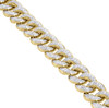 10K Yellow Gold Diamond Miami Cuban Bracelet 9.5mm Links 8.50" Box Clasp 2.50 Ct