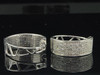 Ladies .925 Sterling Silver Designer Diamond Earrings Studs Huggies Hoops .91 Ct