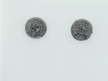 MENS/LADIES DOMED 0.25 CT BLACK DIAMOND EARRINGS STUDS