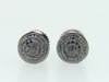 MENS/LADIES DOMED 0.25 CT BLACK DIAMOND EARRINGS STUDS