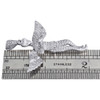 Diamond Angel Pendant 10K White Gold Fully Iced Pave Charm 1.05 CT.