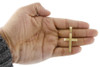 10K Yellow Gold Genuine Diamond Domed Cross Jesus 2 Inch Pendant Charm 0.67 Ct.