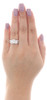 14K White Gold Princess Cut Diamond Engagement Ring 3 Stone Wedding Band 1.50 Ct
