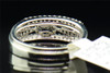 Diamond Solitaire Wedding Engagement Ring 14K White Gold Round Bridal Set .55 Ct