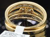 Diamond Engagement Wedding Ring Ladies 14K Yellow Gold 2 piece Bridal Set 1 Ct.
