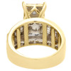 10K Yellow Gold Baguette Diamond Rectangle Style Ladies Engagement Ring 2 Ct.