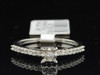 Solitaire Round Diamond White Gold Engagement Wedding Promise Ring 0.24 Ct.