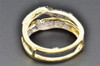 Diamond Enhancer Wrap Solitaire Engagement Ring Baguette 14K Yellow Gold 0.46 Ct