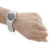 Mens Rolex DateJust Diamond Watch 36mm Custom Brown Roman Numeral Dial 1.90 CT.