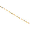 Real 10K Yellow Gold Diamond Cut Figaro Style Chain 1.90mm Necklace 16-24 Inches