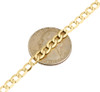 10K Yellow Gold 5.40mm Plain Hollow Cuban Curb Chain Link Necklace 16-30 Inch