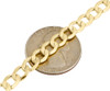 10K Yellow Gold 6.50mm Hollow Plain Cuban Curb Link Chain Necklace 16-30 Inches