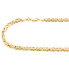 Mens Real 10K Yellow Gold Box Byzantine Link Chain 3.10mm Necklace 22-30 Inches