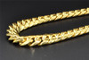 10K Yellow Gold Miami Cuban Semi Hollow 7mm Wide Chain 36" Necklace