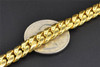 10K Yellow Gold Miami Cuban Semi Hollow 7mm Wide Chain 36" Necklace