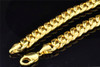 10K Heavy 11.22MM Yellow Gold Miami Cuban Link Franco Chain Necklace 34 Inch