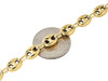 10K Yellow Gold 7.5MM Wide Puffed Gucci Mariner Link Chain Necklace 24-36 Inches