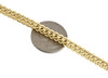 Real 10K Yellow Gold 3D Hollow Franco Box Link Chain 4.50mm Necklace 26-40 Inch