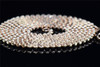 Mens 2mm 10K Rose Gold Beaded Moon Cut Ball Chain Diamond Cut Design 28 Inch