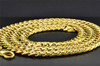 10K Yellow Gold Miami Cuban Semi Hollow 9mm Wide Chain 36" Necklace