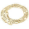 Mens Real 10K Yellow Gold Figaro Chain 8mm Necklace High Polished 20-30 Inch