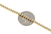 10K Yellow Gold Mens Prong Set 1 Row Genuine Diamond Chain Necklace 4.50 Ct.