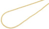 Mens or Ladies 10k Yellow Gold Flat Cuban Chain 2.40mm Necklace 16-26 Inches