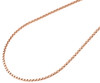 10K Rose Gold Mens Ladies 1.5MM Rounded Venetian Box Chain Necklace 18-36 Inches
