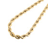 Real 10K Yellow Gold Solid Rope Chain 8mm Shiny Twist Necklace 22-30 Inches