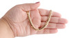 14K Yellow Gold Solid Miami Cuban Link Chain 6mm Box Clasp Necklace 24-30 Inches