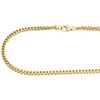 10K Yellow Gold Solid Franco Box Chain Closed Link 3.50mm Necklace 24 - 30 Inch