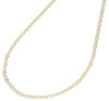 Mens Real 10K Yellow Gold Diamond Cut Mariner Chain 2mm Necklace 16-26 Inches