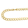 Real 10K Yellow Gold Chiseled 13MM Curb Cuban Link Style Chain Necklace 20-30"