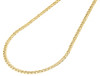 10K Yellow Gold 3MM Double Cuban Curb Italian Link Chain Necklace 16 -24 Inches