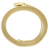10K Yellow Gold Solid Franco Box Chain Closed Link 1.25mm Necklace 18 - 30 Inch