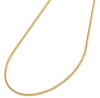 10K Yellow Gold Solid Franco Box Chain Closed Link 1.25mm Necklace 18 - 30 Inch