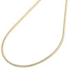 10K Yellow Gold Solid Diamond Cut Franco Box Chain 1.50mm Necklace 16 - 30 Inch