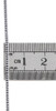 10K White Gold Solid Franco Box Chain Closed Link 1.50mm Necklace 24 - 30 Inches