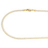 Real 10K Yellow Gold Solid Diamond Cut Cuban Link Chain 2.50mm Necklace 16"-26"