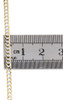 Real 10K Yellow Gold Solid Diamond Cut Cuban Link Chain 2.50mm Necklace 16"-26"