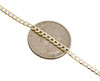 Real 10K Yellow Gold Solid Diamond Cut Cuban Link Chain 3mm Necklace 16-28 Inch